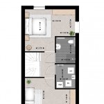 Plattegrond 2e verdieping type B Plattegrond 2e verdieping type B