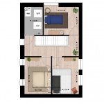 Plattegrond woningtype b2 2e verdieping Plattegrond woningtype b2 2e verdieping