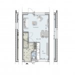 Plattegrond begane grond (rijwoning) Plattegrond begane grond (rijwoning)