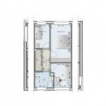 Plattegrond eerste verdieping (rijwoning) Plattegrond eerste verdieping (rijwoning)