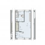 Plattegrond tweede verdieping (rijwoning) Plattegrond tweede verdieping (rijwoning)