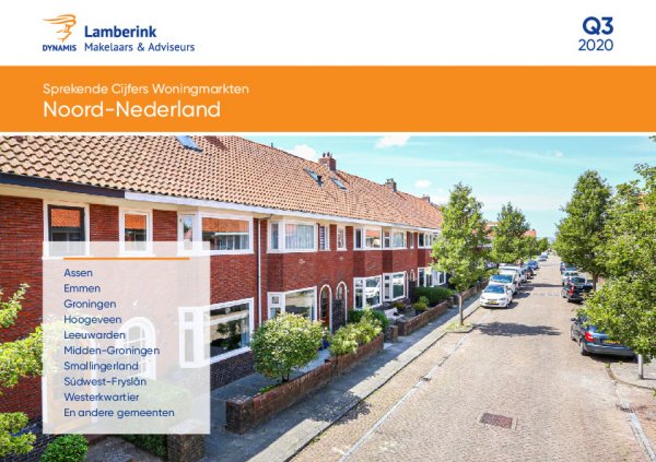 Sprekende Cijfers Q3 2020 Sprekende Cijfers Q3 2020