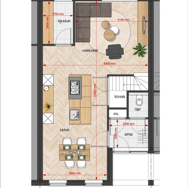 Plattegrond bouwnummer 10 Plattegrond bouwnummer 10