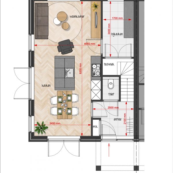 Plattegrond bouwnummer 12 Plattegrond bouwnummer 12