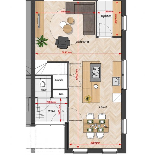 Plattegrond bouwnummer 9 Plattegrond bouwnummer 9