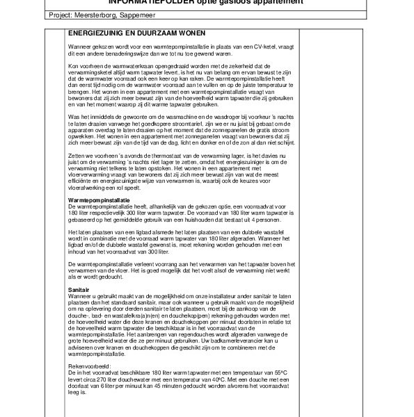 Informatiefolder gasloos Informatiefolder gasloos