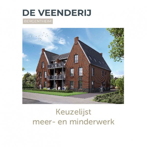 Keuzelijst meer-/minderwerk Keuzelijst meer-/minderwerk