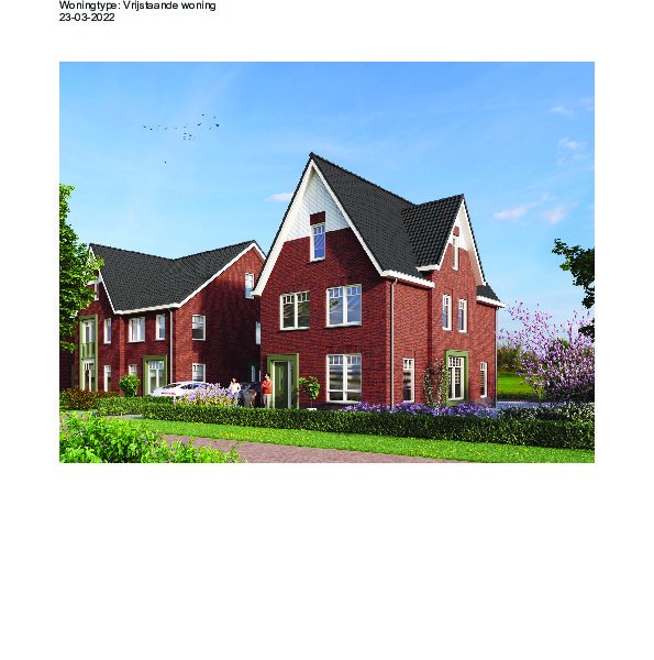 Keuzelijst meer/minderwerk vrijstaande woning Keuzelijst meer/minderwerk vrijstaande woning