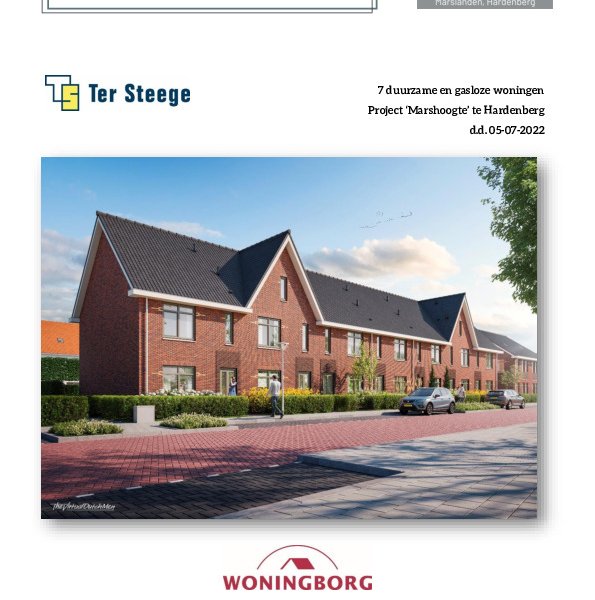 Technische omschrijving - 7 rijwoningen Technische omschrijving - 7 rijwoningen
