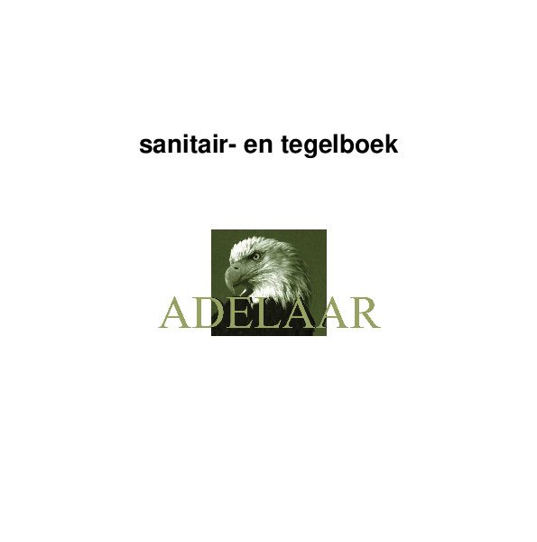 Sanitairboek Sanitairboek