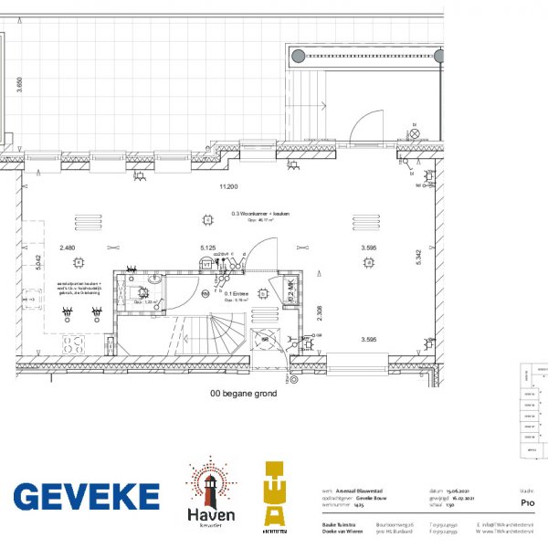 Plattegrond gezinswoningen Plattegrond gezinswoningen