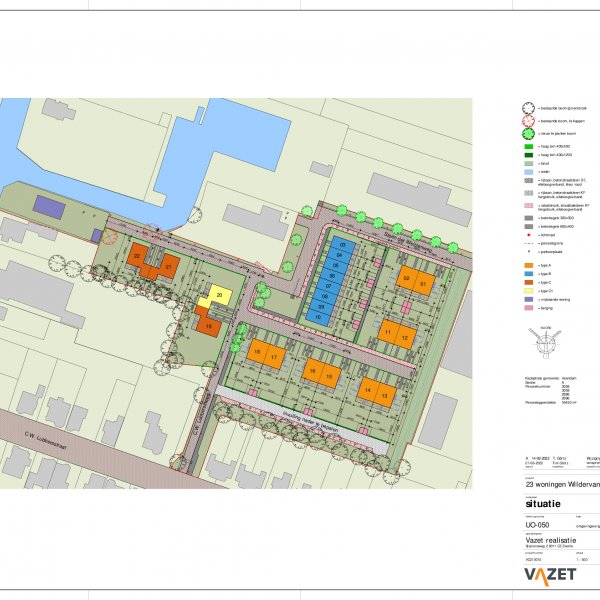 Situatie met maatvoering Situatie met maatvoering