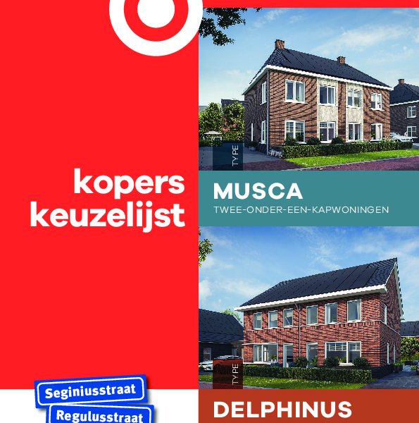 Koperskeuzelijst Musca, Delphinus Koperskeuzelijst Musca, Delphinus