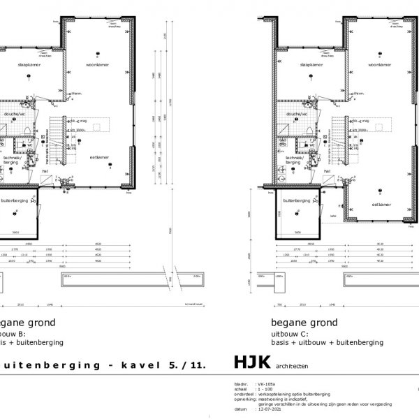 Buitenberging kavel 5 & kavel 11 Buitenberging kavel 5 & kavel 11