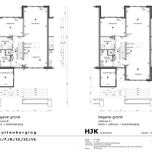 Buitenberging kavel 6, 7, 8, 12, 13 & kavel 14 Buitenberging kavel 6, 7, 8, 12, 13 & kavel 14