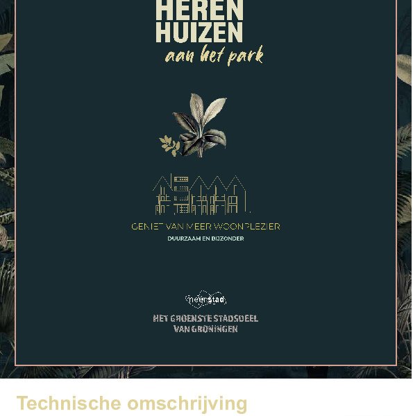 Technische omschrijving Herenhuis-special Technische omschrijving Herenhuis-special