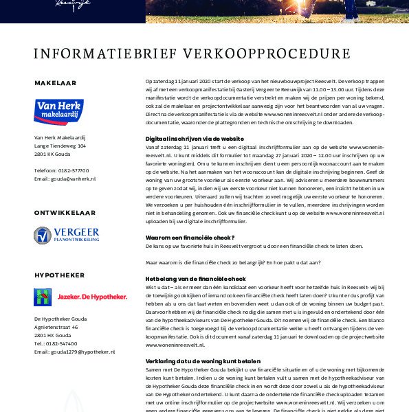 Verkoopprocedure Verkoopprocedure