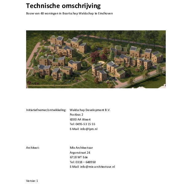 Technische omschrijving Technische omschrijving