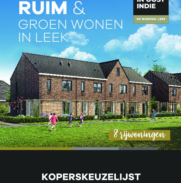 Koperskeuzelijst rijwoningen Koperskeuzelijst rijwoningen
