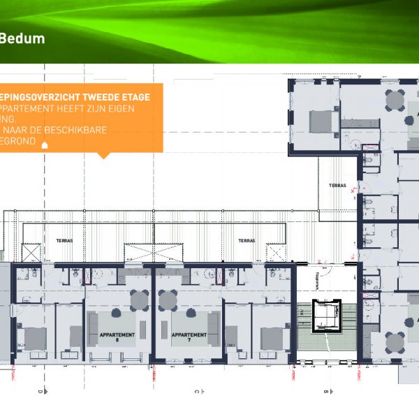 Tweede etage (app 5- 8) Tweede etage (app 5- 8)