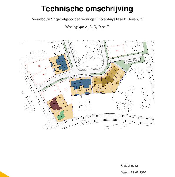 Technische omschrijving Korenhuys Technische omschrijving Korenhuys