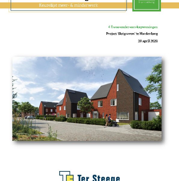 Keuzelijst Twee-onder-één-kapwoningen Keuzelijst Twee-onder-één-kapwoningen