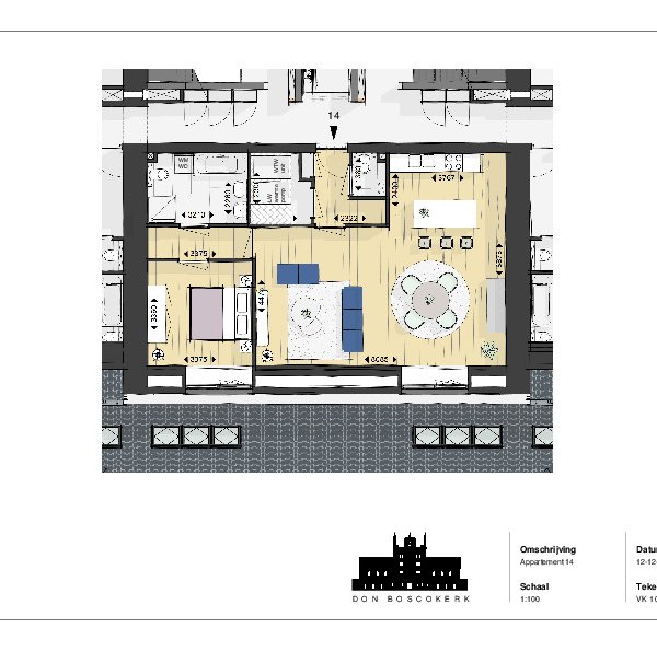 Plattegrond app 14 Plattegrond app 14