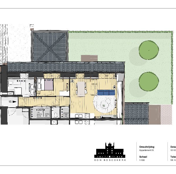Plattegrond app 15 Plattegrond app 15