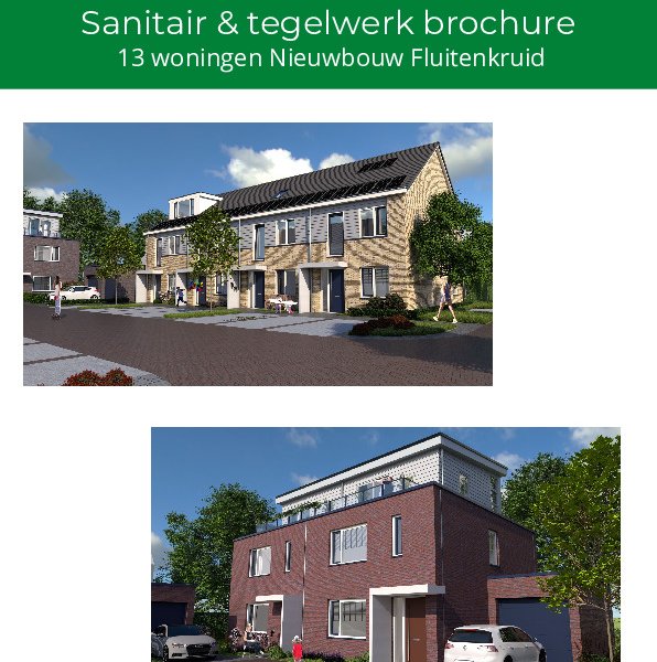 Brochure sanitair en tegelwerk Brochure sanitair en tegelwerk