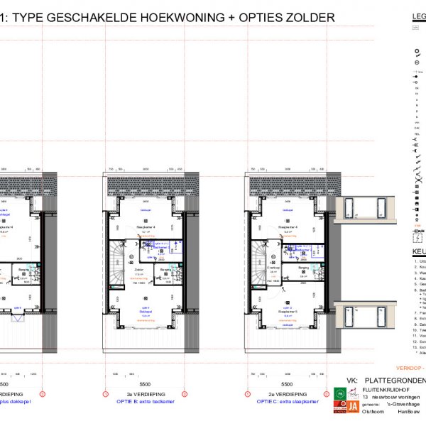 Optieplattegronden geschakelde woningen deel 2 Optieplattegronden geschakelde woningen deel 2