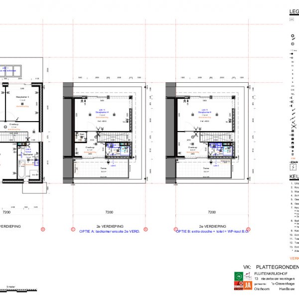 Optieplattegronden twee onder een kapwoningen bnrs 7 en 8 deel 2 Optieplattegronden twee onder een kapwoningen bnrs 7 en 8 deel 2