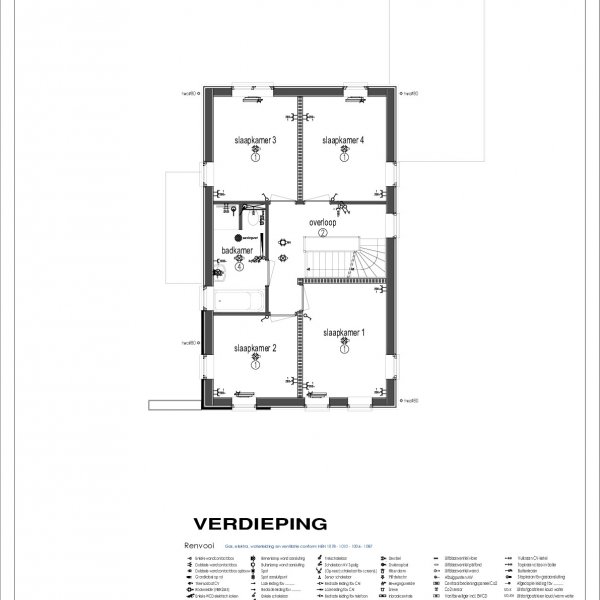 Plattegrond eerste verdieping Plattegrond eerste verdieping
