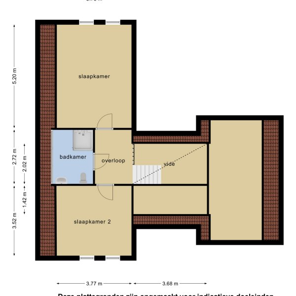 Plattegrond verdieping bouwnummer 1 Plattegrond verdieping bouwnummer 1