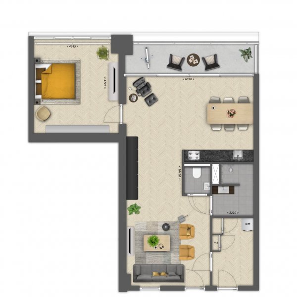 Plattegrond type B Plattegrond type B