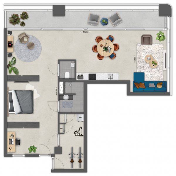 Plattegrond type C Plattegrond type C