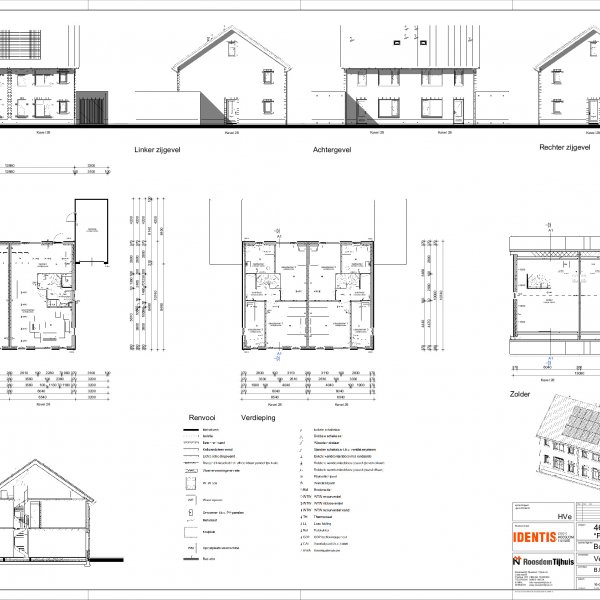 Verkooptekening bouwnr 28-29 Verkooptekening bouwnr 28-29