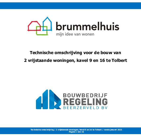 Technische omschrijving Technische omschrijving