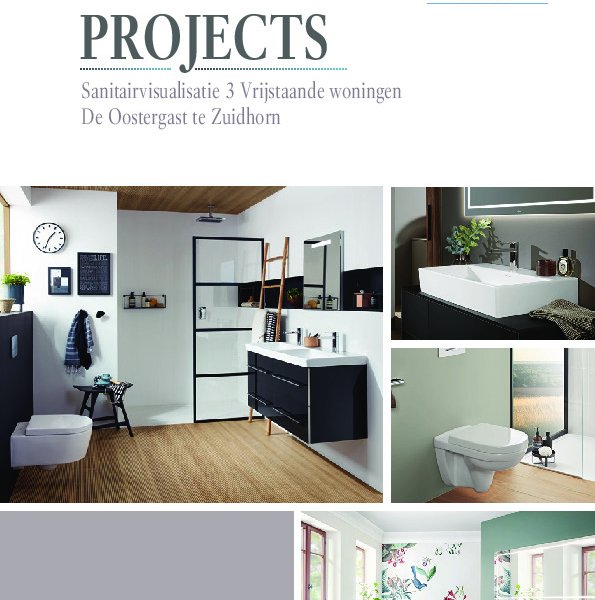 Sanitair vrijstaande woningen Sanitair vrijstaande woningen