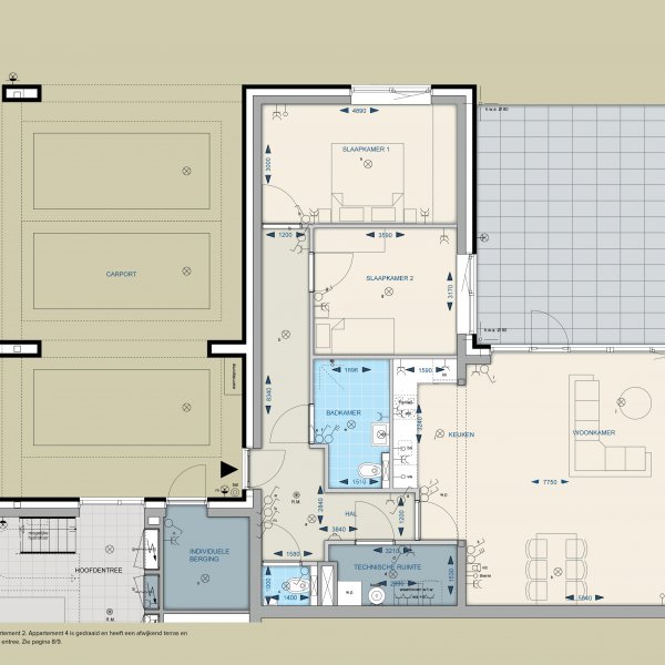 Appartementen 2 en 4 Appartementen 2 en 4