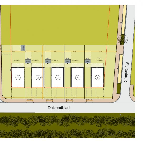 Situatietekening Vrijburgh Situatietekening Vrijburgh