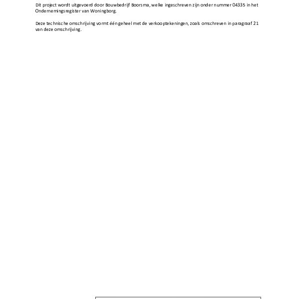 Technische omschrijving Technische omschrijving