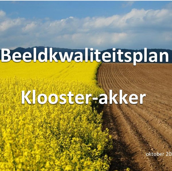 Beeldkwaliteitsplan Beeldkwaliteitsplan