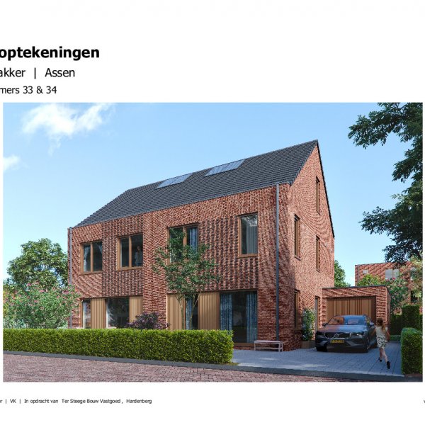 verkooptekening tweekapper zadeldak verkooptekening tweekapper zadeldak