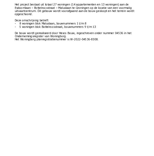 Technische omschrijving Technische omschrijving