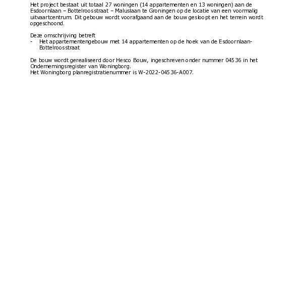Technische omschrijving Technische omschrijving
