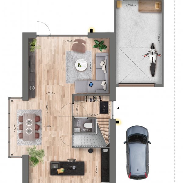 Plattegrond ingetekend begane grond Plattegrond ingetekend begane grond