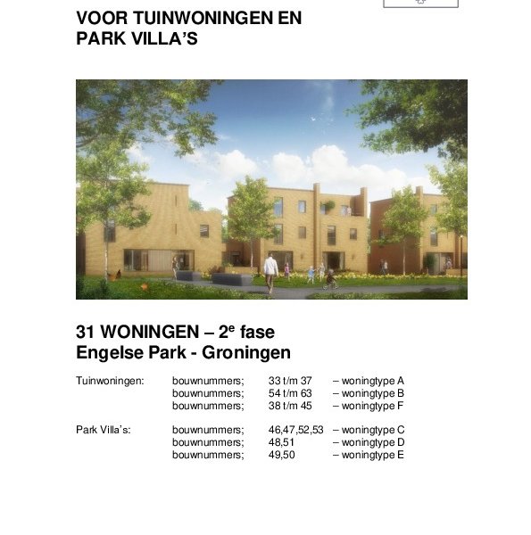Technische Omschrijving Engelse Park Technische Omschrijving Engelse Park