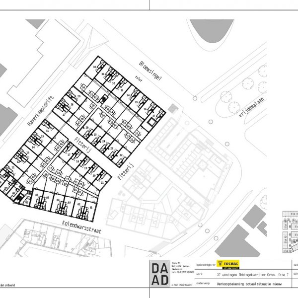 Ebbingekwartier - plattegronden Ebbingekwartier - plattegronden