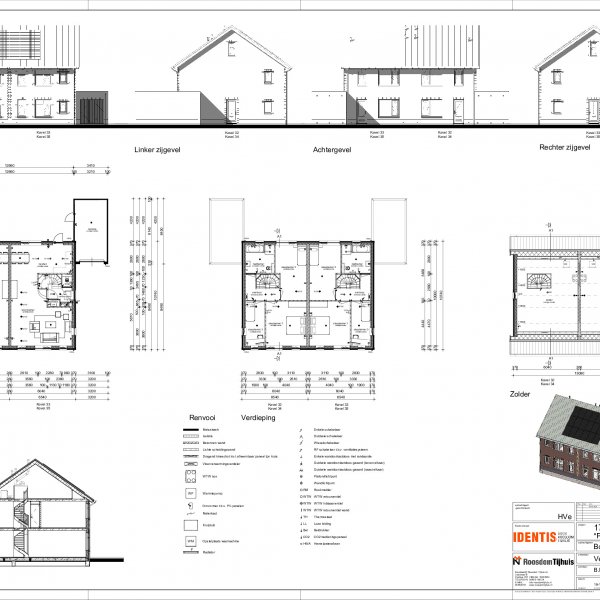Statige Heren - Verkooptekening kavel 32-33, 34-35 Statige Heren - Verkooptekening kavel 32-33, 34-35