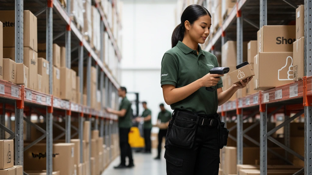 Warehouse team carefully preparing customer orders for safe delivery